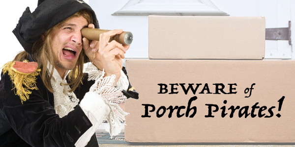 beware of porch pirates infograph
